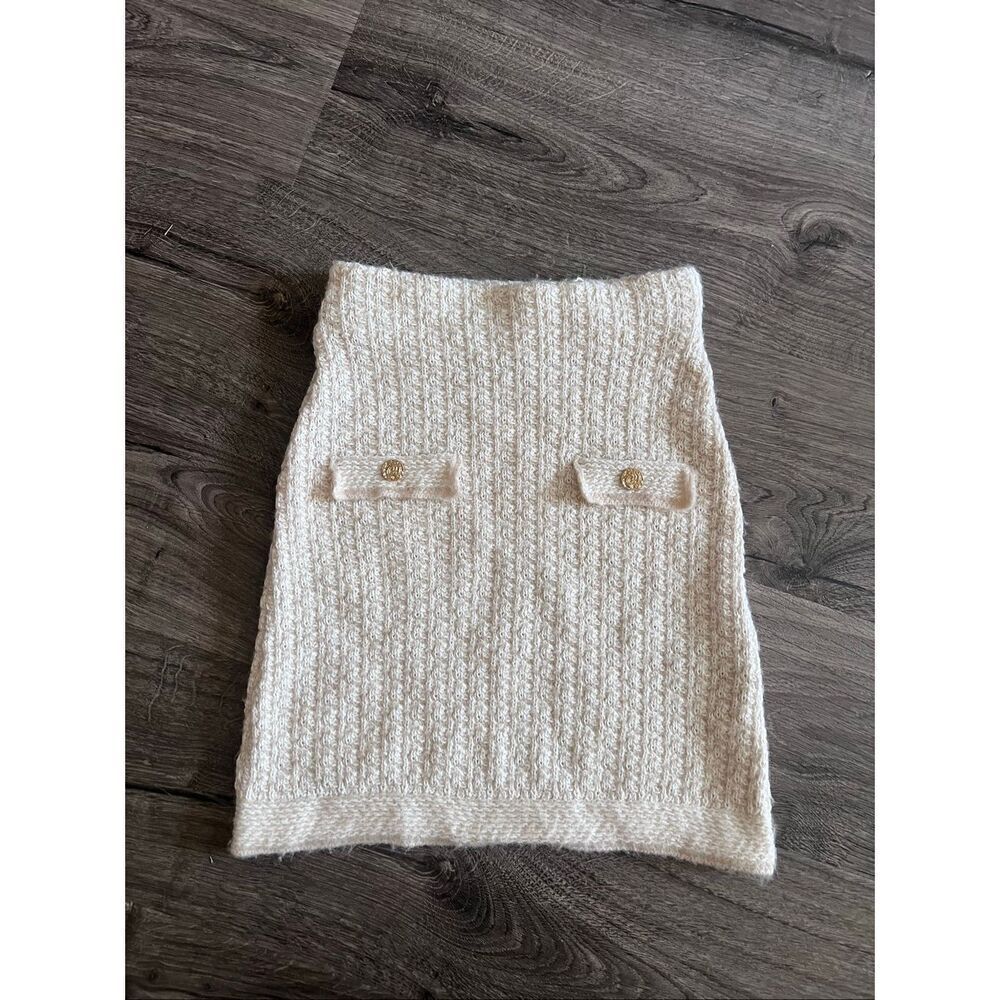 H&M POINTELLE-KNIT SKIRT sizeโXS